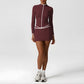 Wholesale Quick-Drying Stand-Collar Jacket + High-Waisted | Wonderxfans bulk activewear