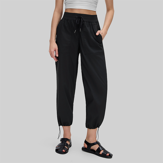 Wholesale quick drying loose fit sports pants