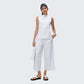 Wholesale loose crew neck tank top + wide-leg pants