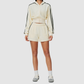 Wholesale Women's Zip Up Hoodie and Short Sweatpants Set