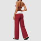 Wholesale Women’s Halter Sports Bra & Wide-Leg Yoga Pants Set