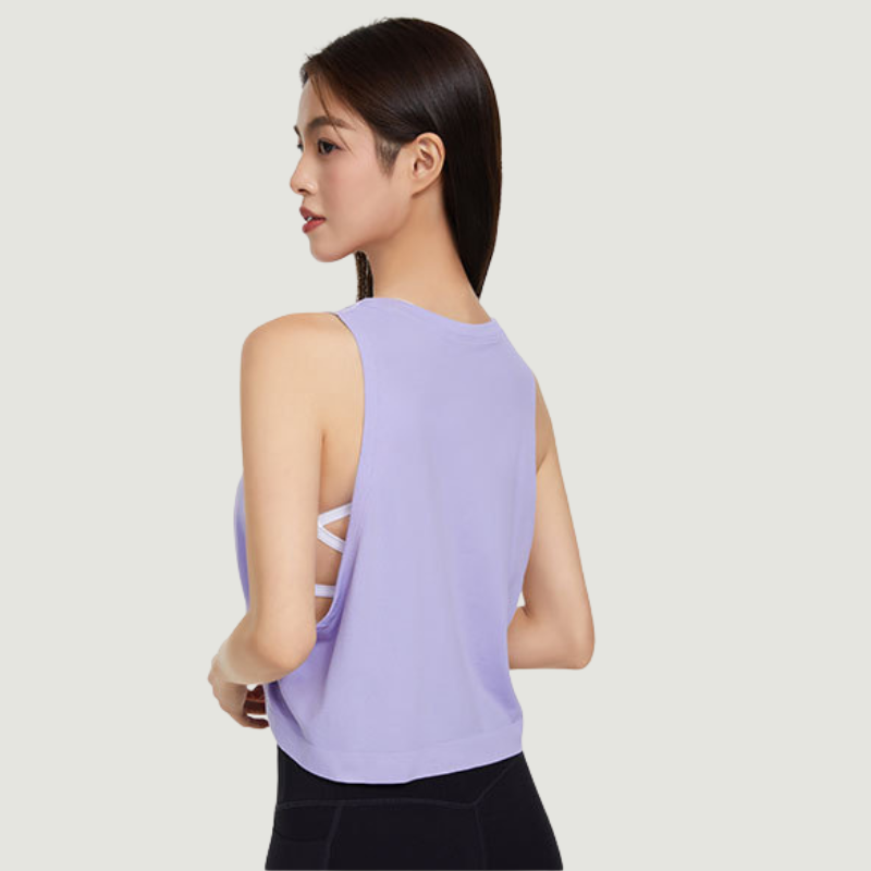 Wholesale quick drying fitness clothing short tank top