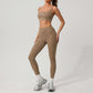 Wholesale Women's silver-printed Sports Bra + | Wonderxfans bulk activewear