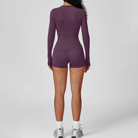 Wholesale round neck long sleeve top | Wonderxfans bulk activewear