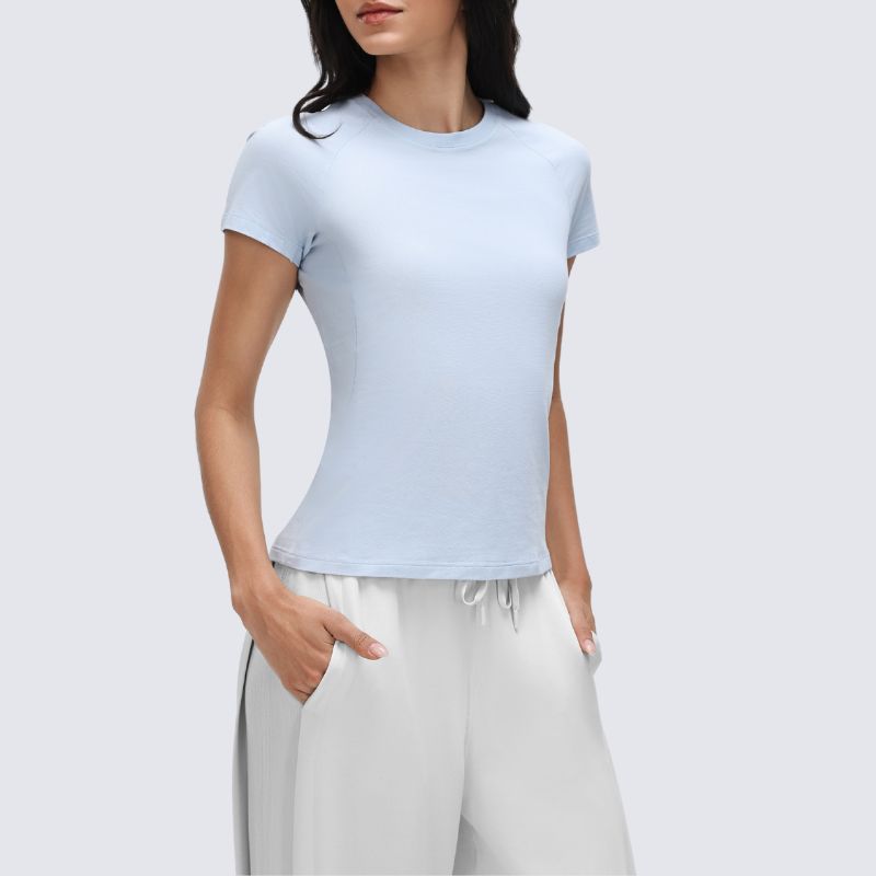 Wholesale loose-fitting crew neck T-shirts
