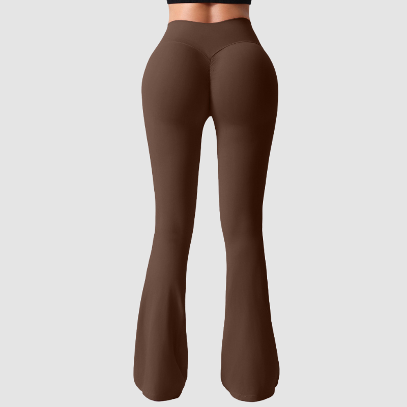 Wholesale High waist quick-dry Flared Leg pants