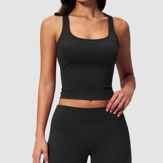 Wholesale Women's I-shape back removable padded tank top