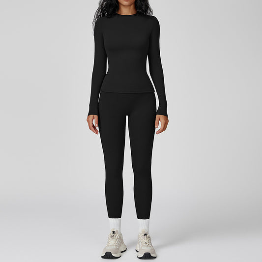 Wholesale round neck long sleeve top | Wonderxfans bulk activewear