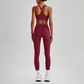 Wholesale Naked-Feel Sports Bra & High-Waist Biker Shorts Set – Quick-Dry Yoga 2-Piece set