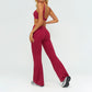 Wholesale Square neckline backless sports bra+High-waisted | Wonderxfans bulk activewear