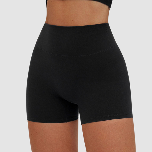 Wholesale solid color high-waisted tight shorts | Wonderxfans bulk activewear