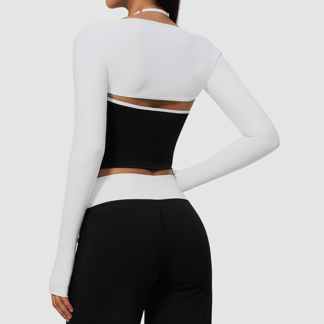Wholesale Women’s Open-Back Yoga Shrug – Quick-Dry Long Sleeve