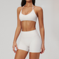 Wholesale Naked-Feel Seamless Sports Bra & High-Waist Leggings Set – Quick-Dry Yoga 2-Piece