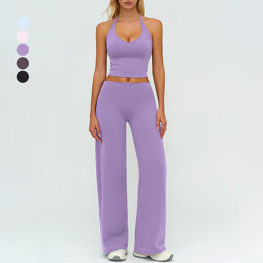 Wholesale V-neck backless tank top + | Wonderxfans bulk activewear