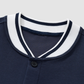 Wholesale Men’s Striped Short-Sleeve Baseball Cardigan