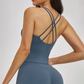 Wholesale cross shoulder running sports vest