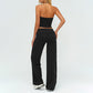 Wholesale V-neck backless tank top + | Wonderxfans bulk activewear