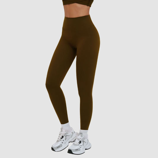 Wholesale solid color high-waisted leggings | Wonderxfans bulk activewear