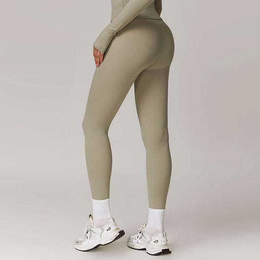 Brushed Snug fit High-waisted sports leggings