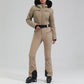 Women's Windproof and Waterproof Ski Jumpsuit