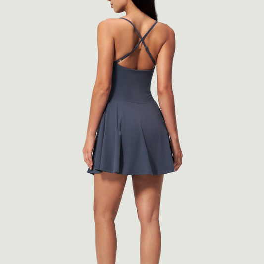 Wholesale Removable Breast Anti-Exposure Tennis Dress