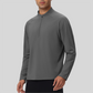 Men's Half-Zip Athletic Long Sleeve Lightweight Thermal Outdoor Top