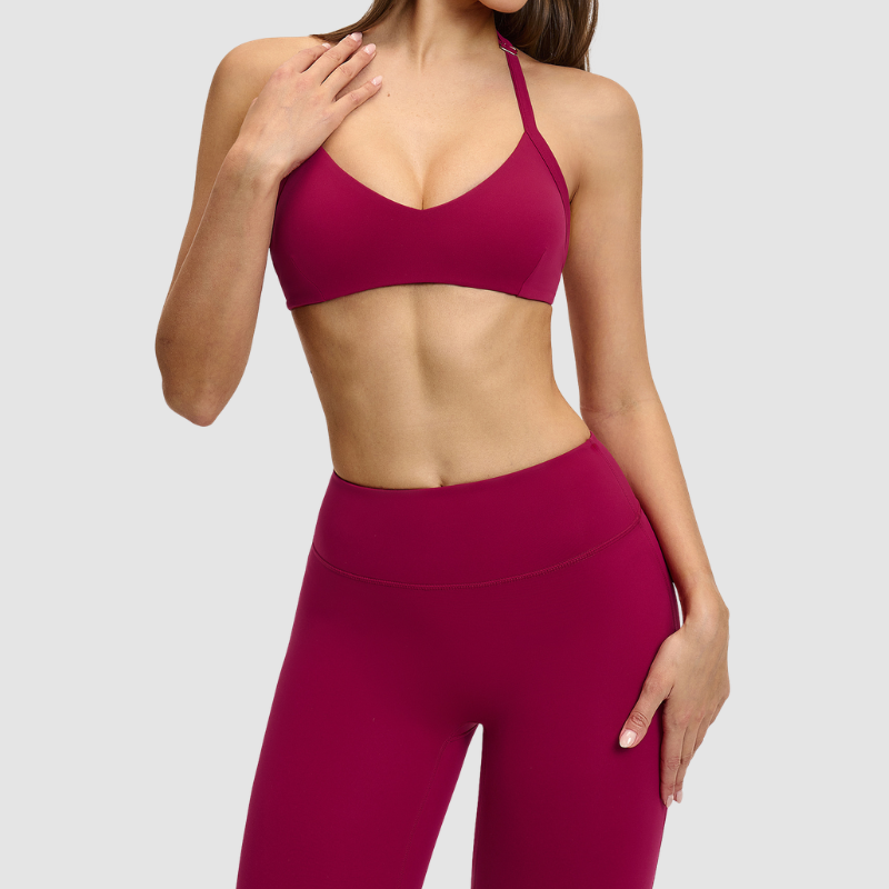 Wholesale Thin Shoulder Running Sports Bra | Wonderxfans bulk activewear