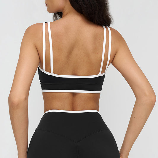 Wholesale Women's contrasting color sports bra | Wonderxfans bulk activewear