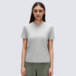 Wholesale yoga short sleeve tee quick | Wonderxfans bulk activewear