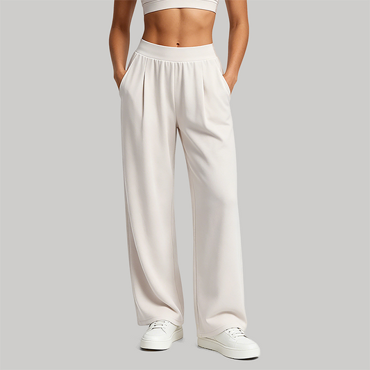 Wholesale Women's Eco-Friendly Fiber Wide-Leg Yoga Pants
