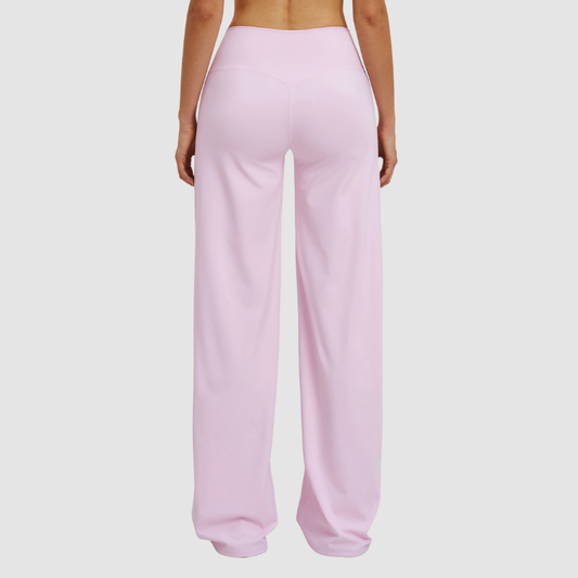 Wholesale high-waisted cross-waist wide-leg pants | Wonderxfans bulk activewear