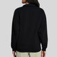 Half-Zip Stand Collar Fleece Sweatshirt