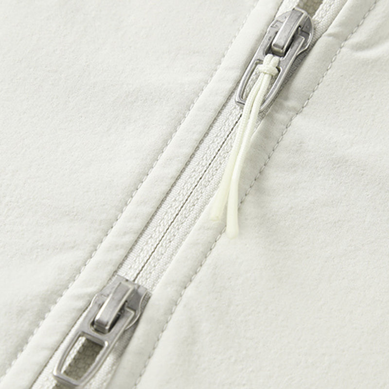 Breathable windproof men's clip-on collar jacket