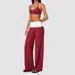Wholesale Women’s Halter Sports Bra & Wide-Leg Yoga Pants Set