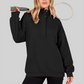 Wholesale Half-Button Hooded Sweatshirt – Loose Casual Long Sleeve Hoodie