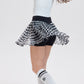 polo-v mesh a-line tennis dress set