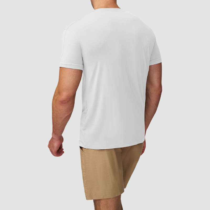 Wholesale Men Soft Skin-friendly Casual Training T-shirt