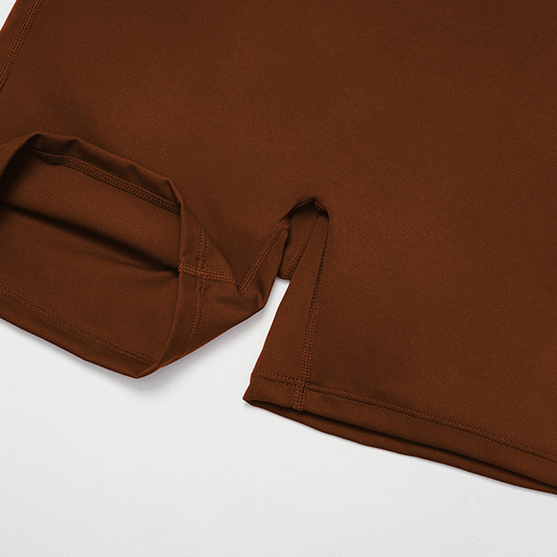 Triangle Cup Sports Bra + Butt-Lifting Shorts 2-Piece Set