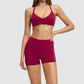 Wholesale thin trap sports bra+shorts 2 | Wonderxfans bulk activewear