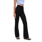 Wholesale High-Waisted Drawstring Flared Pants