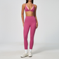 Wholesale Wholesale Slim Strap Yoga Set – Naked-Feel Bra+ Running Fitness Leggings