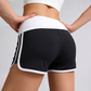 Wholesale Women's Colorblock High-Waist Yoga Shorts