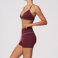 Wholesale Women's High Elastic Yoga Set: Colorblock Bra & Shorts – Tummy Control Butt Lift