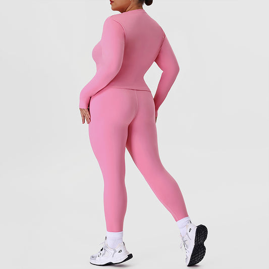 Wholesale plus-size crew neck top + | Wonderxfans bulk activewear