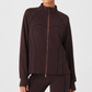 Women's Activewear Loose-Fit Long-Sleeve Yoga Training Outer Layer Jacket