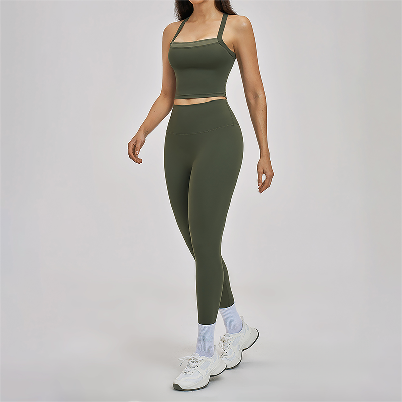 Wholesale Solid Color Top + Quick-Drying Legging set