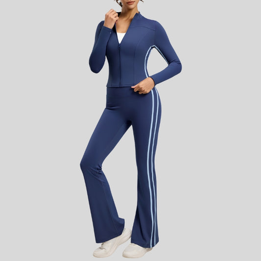 Wholesale Contrast color slim sports jacket | Wonderxfans bulk activewear