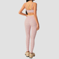 Wholesale Women's Polka Dot Yoga Set – Bra Top & Capri Leggings