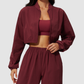 Wholesale Women's UPF50+ Sun-Protection Cropped Zip-Up Jacket – Cool-Touch Stand Collar Athletic Jacket