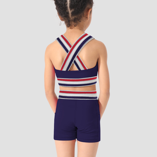 Wholesale Women's & Kids' Matching Yoga Set – Quick-Dry Sports Bra & Shorts Mother-Daughter